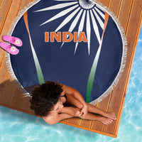 India Cricket World Cup 2024 Beach Blanket Men In Blue Dynamic LT7 - Wonder Print Shop