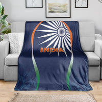 India Cricket World Cup 2024 Blanket Men In Blue Dynamic