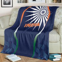 India Cricket World Cup 2024 Blanket Men In Blue Dynamic