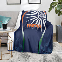India Cricket World Cup 2024 Blanket Men In Blue Dynamic