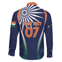 India Cricket World Cup 2024 Family Matching Off Shoulder Short Dress and Hawaiian Shirt Men In Blue Dynamic LT7 - Wonder Print Shop