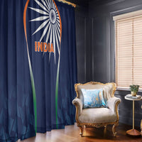 India Cricket World Cup 2024 Window Curtain Men In Blue Dynamic - Wonder Print Shop