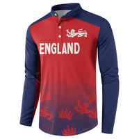 England Cricket World Cup 2024 Button Sweatshirt Seamless Inspiration LT7 - Wonder Print Shop