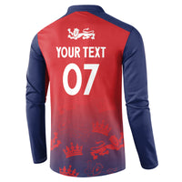 England Cricket World Cup 2024 Button Sweatshirt Seamless Inspiration LT7 - Wonder Print Shop
