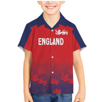 England Cricket World Cup 2024 Family Matching Mermaid Dress and Hawaiian Shirt Seamless Inspiration LT7 - Wonder Print Shop