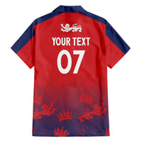 England Cricket World Cup 2024 Family Matching Off The Shoulder Long Sleeve Dress and Hawaiian Shirt Seamless Inspiration - Wonder Print Shop