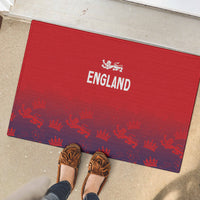 England Cricket World Cup 2024 Rubber Doormat Seamless Inspiration - Wonder Print Shop