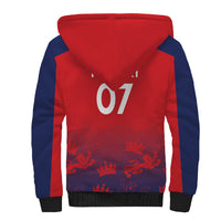 England Cricket World Cup 2024 Sherpa Hoodie Seamless Inspiration - Wonder Print Shop