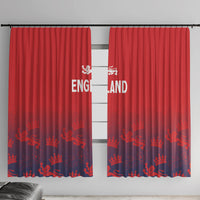 England Cricket World Cup 2024 Window Curtain Seamless Inspiration - Wonder Print Shop