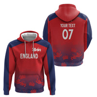England Cricket World Cup 2024 Zip Hoodie Seamless Inspiration - Wonder Print Shop