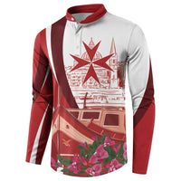 Inhobbok Malta Personalized Button Sweatshirt Valetta Scenery