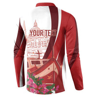 Inhobbok Malta Personalized Button Sweatshirt Valetta Scenery