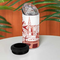 Inhobbok Malta Personalized 4 in 1 Can Cooler Tumbler Valetta Scenery