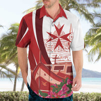 Inhobbok Malta Personalized Hawaiian Shirt Valetta Scenery