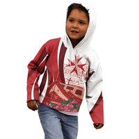 Inhobbok Malta Personalized Kid Hoodie Valetta Scenery