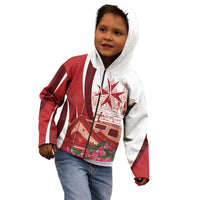 Inhobbok Malta Personalized Kid Hoodie Valetta Scenery