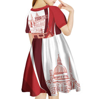 Inhobbok Malta Personalized Kid Short Sleeve Dress Valetta Scenery