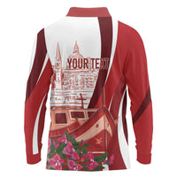 Inhobbok Malta Personalized Long Sleeve Polo Shirt Valetta Scenery