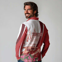 Inhobbok Malta Personalized Long Sleeve Polo Shirt Valetta Scenery