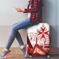 Inhobbok Malta Luggage Cover Valetta Scenery