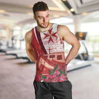 Inhobbok Malta Personalized Men Tank Top Valetta Scenery