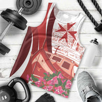 Inhobbok Malta Personalized Men Tank Top Valetta Scenery