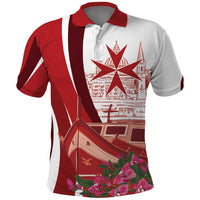 Inhobbok Malta Personalized Polo Shirt Valetta Scenery