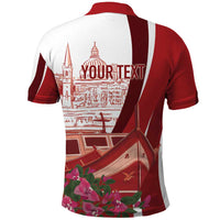 Inhobbok Malta Personalized Polo Shirt Valetta Scenery