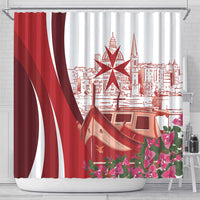 Inhobbok Malta Shower Curtain Valetta Scenery