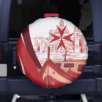 Inhobbok Malta Spare Tire Cover Valetta Scenery
