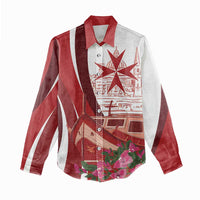 Inhobbok Malta Personalized Women Casual Shirt Valetta Scenery