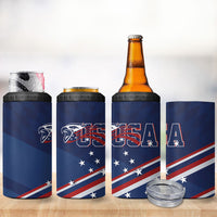 USA Rugby Stars Motif 4 in 1 Can Cooler Tumbler GO Eagles