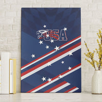 USA Rugby Stars Motif Canvas Wall Art GO Eagles