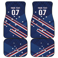 USA Custom Rugby Stars Motif Car Mats GO Eagles