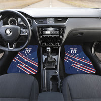 USA Custom Rugby Stars Motif Car Mats GO Eagles
