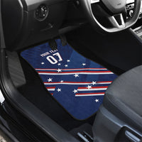 USA Custom Rugby Stars Motif Car Mats GO Eagles