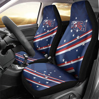 USA Rugby Stars Motif Car Seat Cover GO Eagles