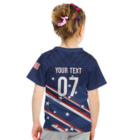 USA Custom Rugby Stars Motif Kid T Shirt GO Eagles