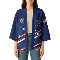 USA Custom Rugby Stars Motif Kimono GO Eagles