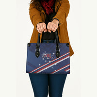 USA Rugby Stars Motif Leather Bag GO Eagles