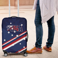 USA Rugby Stars Motif Luggage Cover GO Eagles