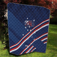 USA Rugby Stars Motif Quilt GO Eagles