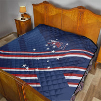USA Rugby Stars Motif Quilt GO Eagles