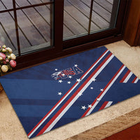 USA Rugby Stars Motif Rubber Doormat GO Eagles