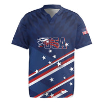 USA Custom Rugby Stars Motif Rugby Jersey GO Eagles