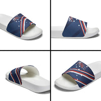USA Rugby Stars Motif Slide Sandals GO Eagles