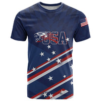 USA Custom Rugby Stars Motif T Shirt GO Eagles