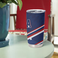 USA Rugby Stars Motif Tumbler Cup GO Eagles