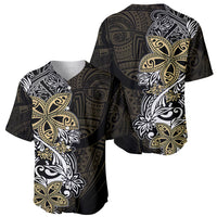 Polynesian Pride Baseball Jersey Tiare With Plumeria Mix Style LT7 - Wonder Print Shop