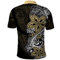 Polynesian Pride Polo Shirt Tiare With Plumeria Mix Style - Wonder Print Shop